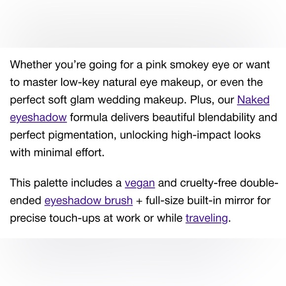 Urban Decay NAKED3 Soft Pink Eyeshadow Palette(Retail$59) - Picture 5 of 12